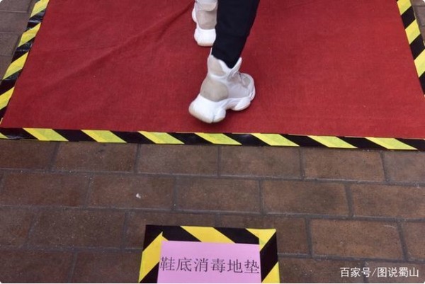 图三：金大地小区的消毒地毯.JPG