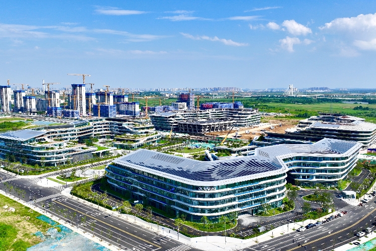 7月7日拍摄的讯飞小镇全景.jpg