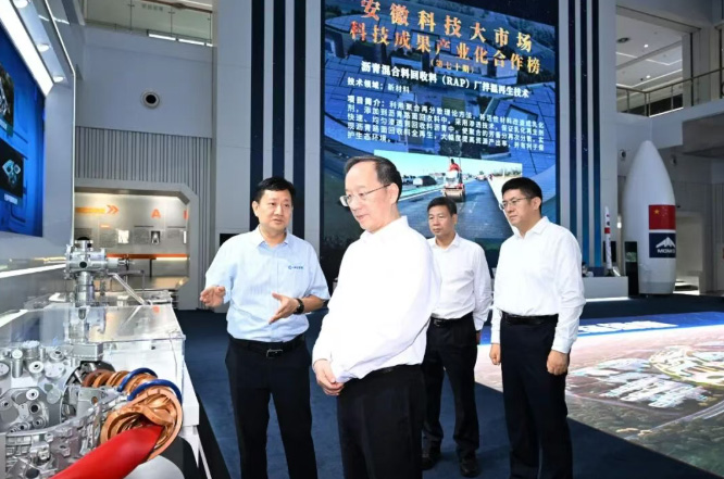 省委书记李乐成在合肥市调研